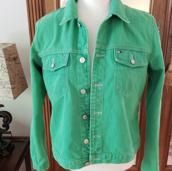 tommy hilfiger green jeans